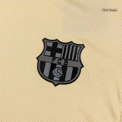 Barcelone Extérieur Maillot Kit 2025/26 Enfant Jaune
