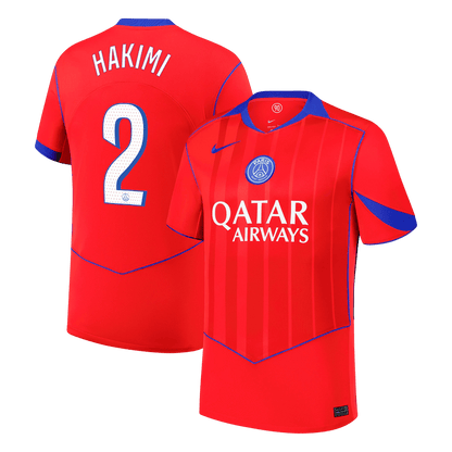 HAKIMI #2 Les Parisiens Third Maillot 2025/26 Rouge