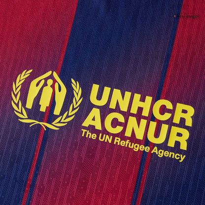 Barcelone Domicile Maillot 2025/26 Rouge&Bleu Joueur