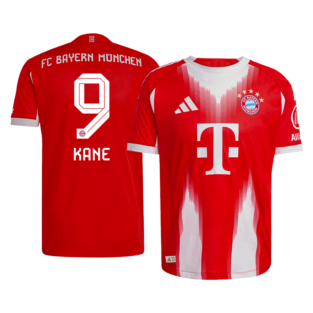 KANE #9 Bayern Munich Domicile Maillot 2025/26 Rouge Joueur