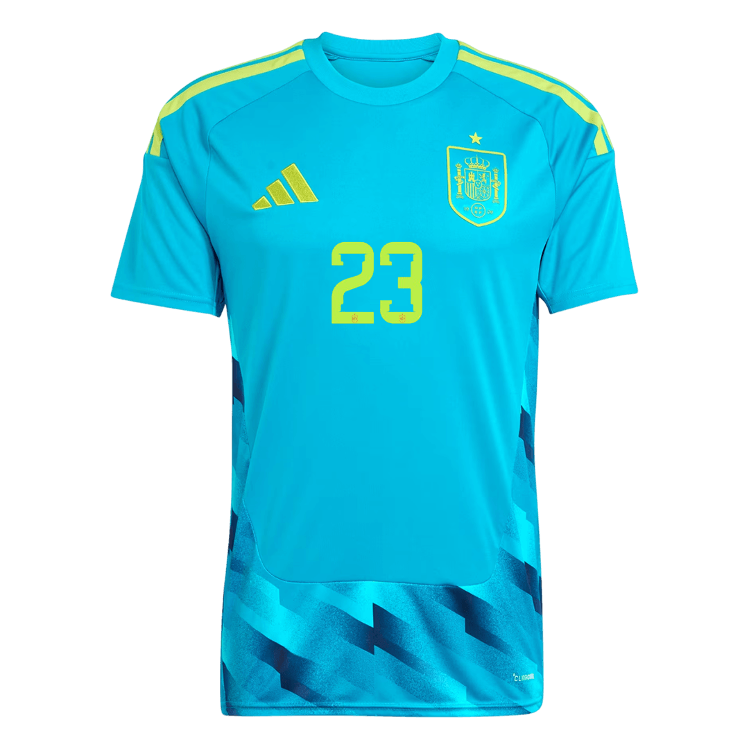 UNAI SIMÓN #23 Espagne Gardien Maillot 2026 Bleu