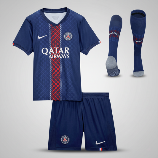 Les Parisiens Domicile Maillot Kit 2025/26 Enfant Bleu marine