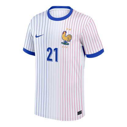 L.HERNANDEZ #21 France Extérieur Maillot 2024 Blanc