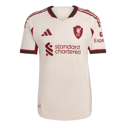 SZOBOSZLAI #8 Liverpool Extérieur Maillot 2025/26 Blanc Joueur
