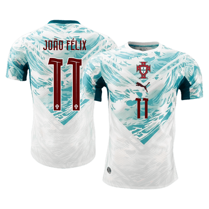JOÃO FÉLIX #11 Portugal Extérieur Maillot 2026 White&Green Joueur