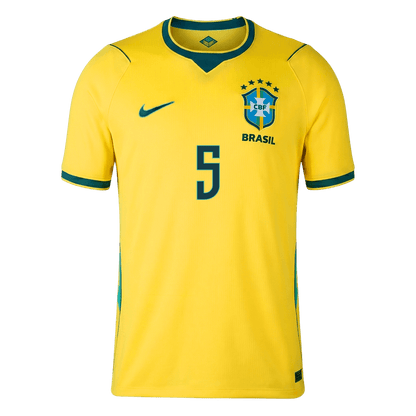 CASEMIRO #5 Brésil Domicile Maillot 2026 Jaune