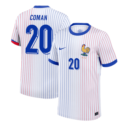 COMAN #20 France Extérieur Maillot 2024 Blanc