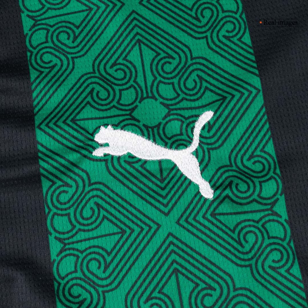 RC Lens Extérieur Maillot 2025/26 Vert&noir Grande Taille