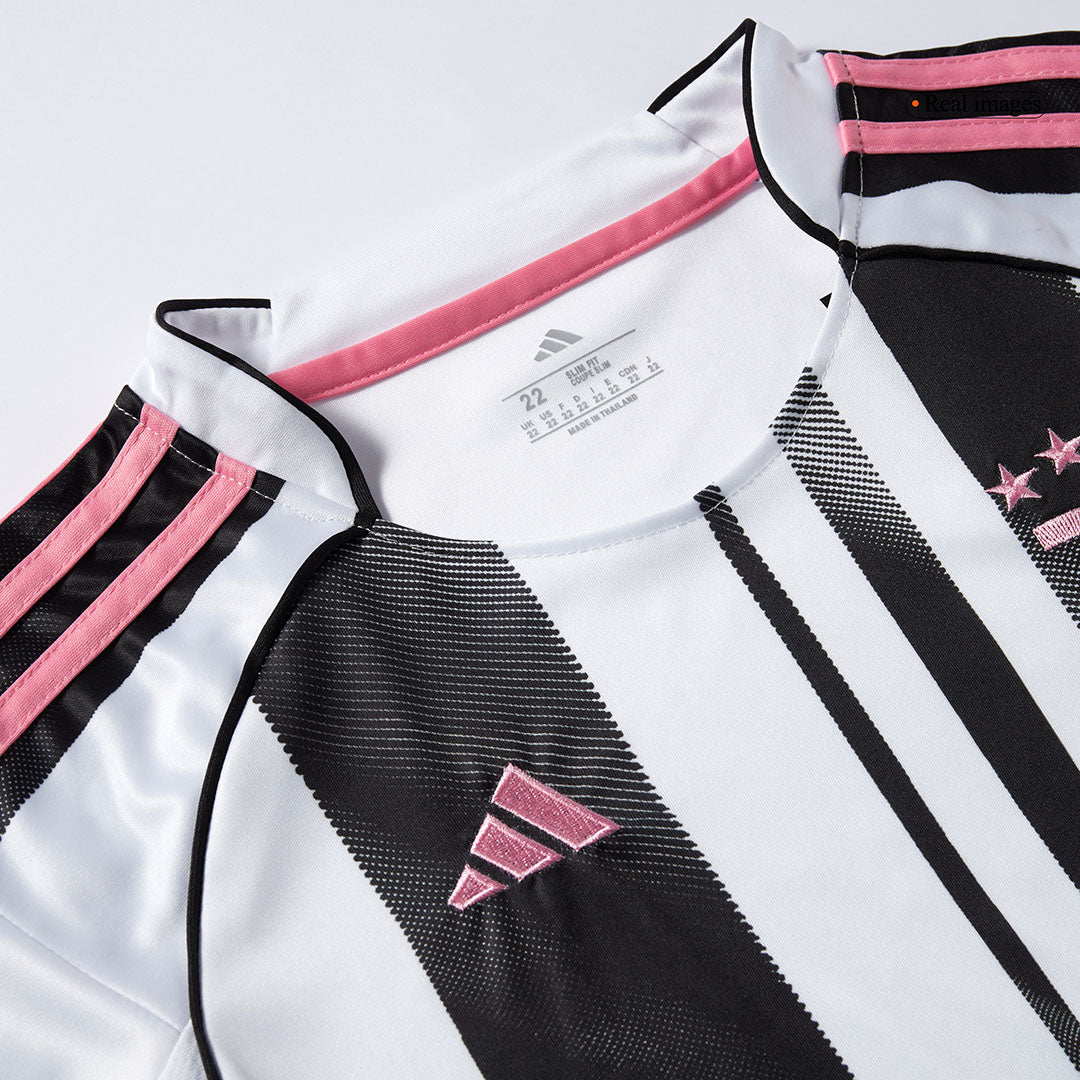 Juventus Domicile Maillot Kit 2025/26 Enfant Noir&Blanc