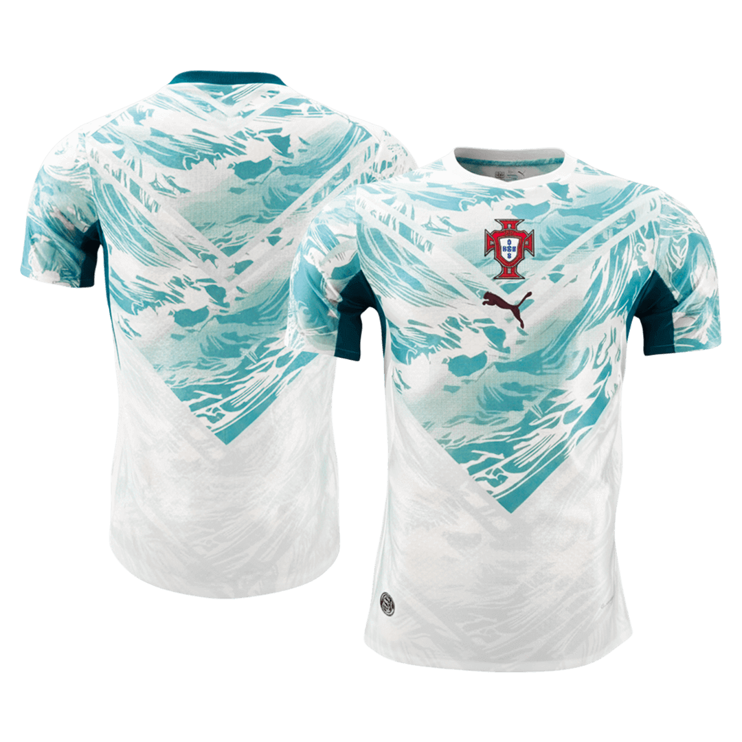 Portugal Extérieur Maillot 2026 White&Green Joueur