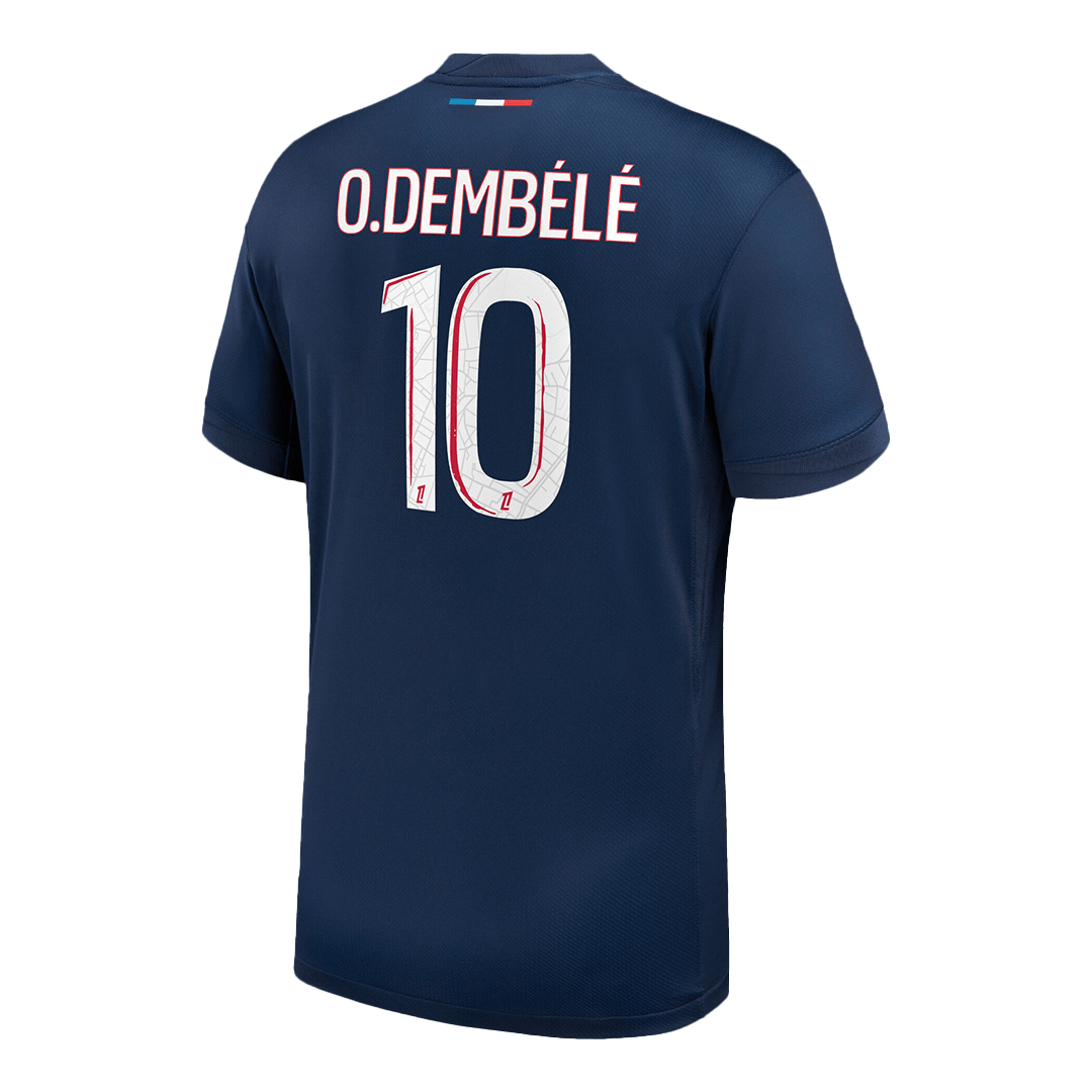 O.DEMBÉLÉ #10 Les Parisiens Domicile Maillot 2024/25 Bleu marine