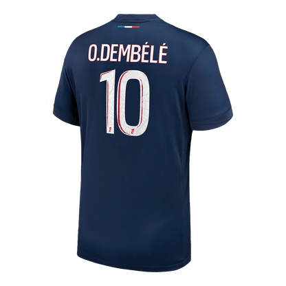 O.DEMBÉLÉ #10 Les Parisiens Domicile Maillot 2024/25 Bleu marine