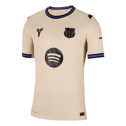 Barcelone Extérieur Maillot 2025/26 Jaune Joueur