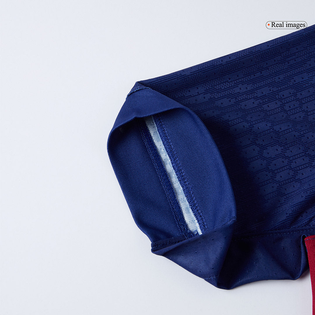 Barcelone Domicile Maillot 2025/26 Rouge&Bleu Joueur