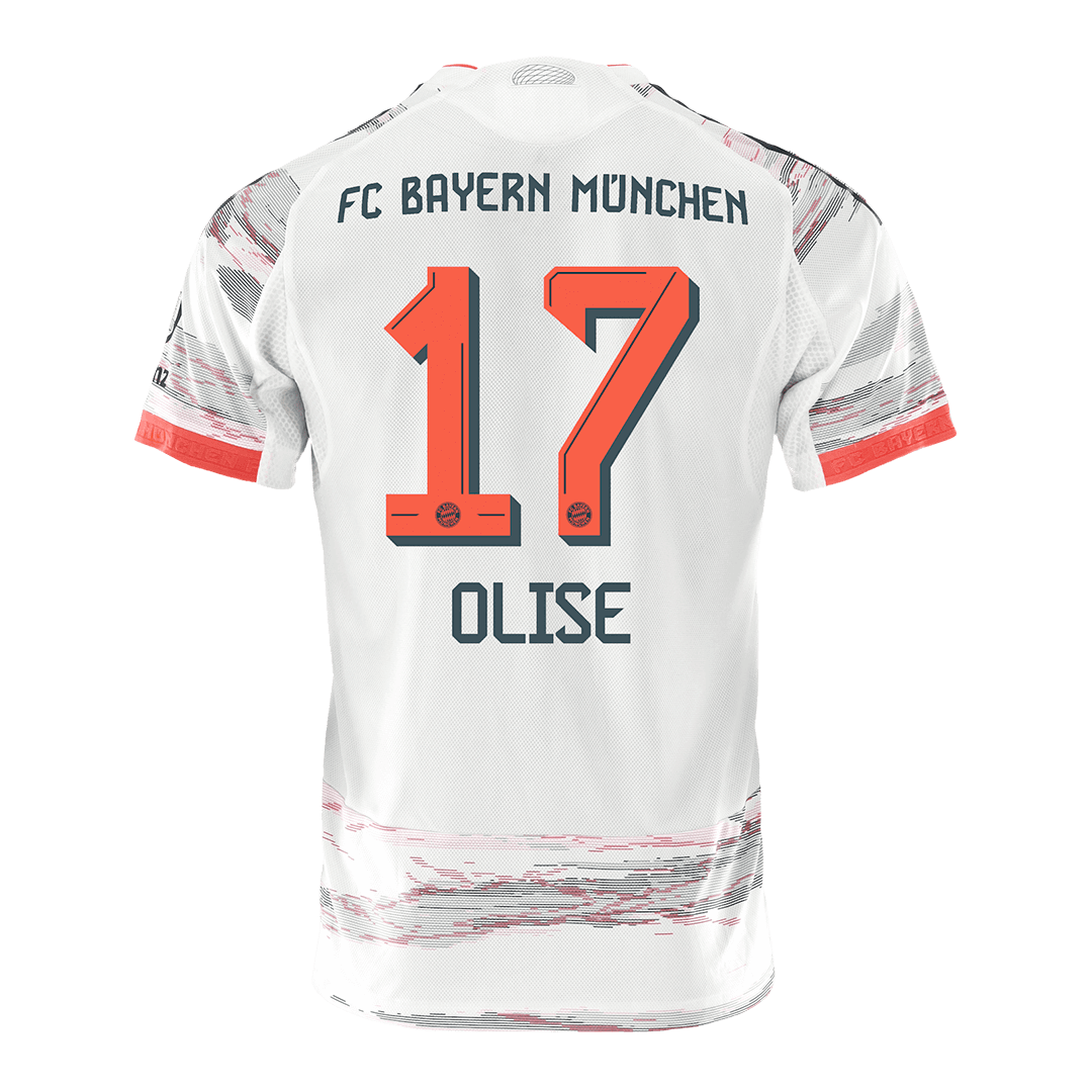 OLISE #17 Bayern Munich Extérieur Maillot 2025/26 Blanc Joueur