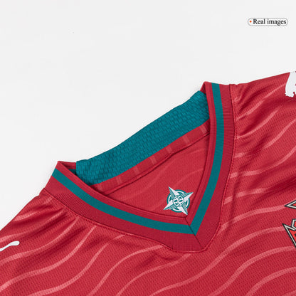 B. FERNANDES #8 Portugal Domicile Maillot Kit 2026 Enfant Rouge - Super