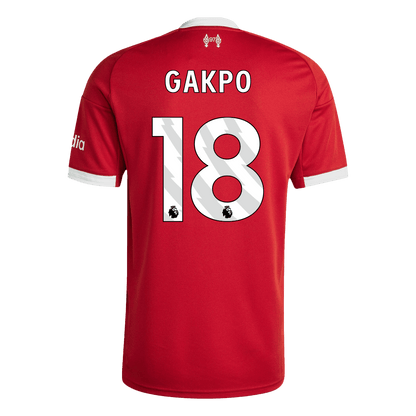 GAKPO #18 Liverpool Domicile Maillot 2025/26 Rouge