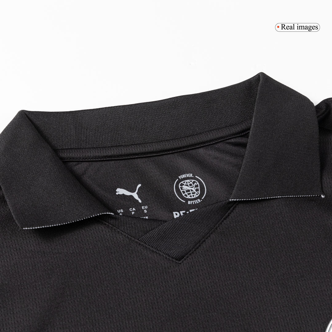 Manchester City Extérieur Maillot 2025/26 Noir