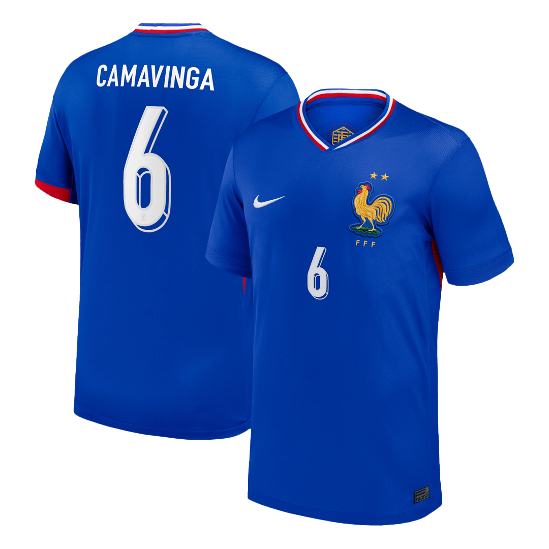 CAMAVINGA #6 France Domicile Maillot 2024 Bleu