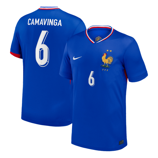 CAMAVINGA #6 France Domicile Maillot 2024 Bleu