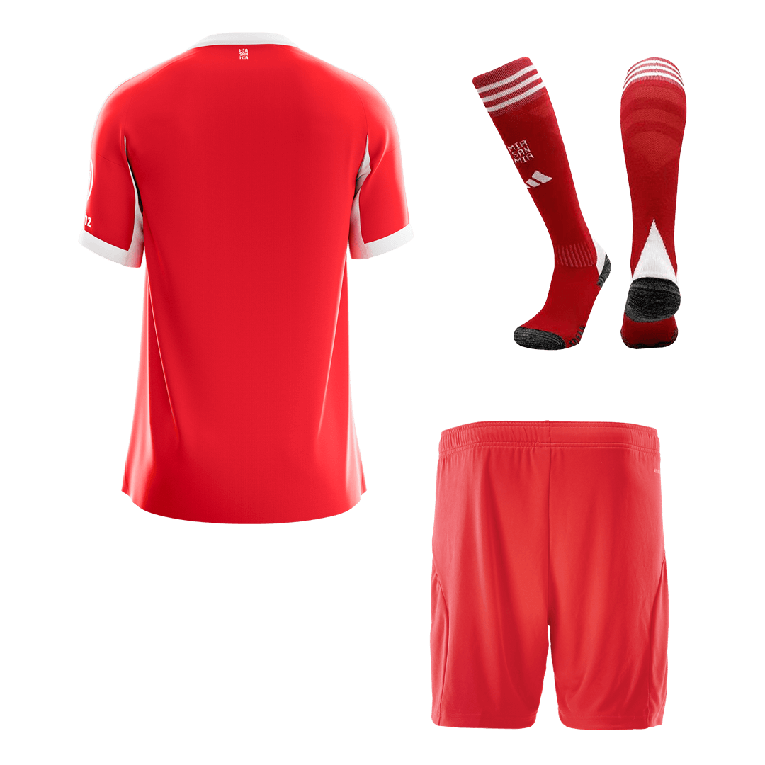 Men Bayern Munich Domicile Maillot Kit 2025/26 Rouge - Super