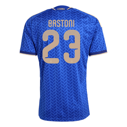 BASTONI #23 Italie Domicile Maillot 2026 Bleu - Super