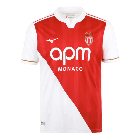 AS Monaco Domicile Maillot 2025/26 Rouge&Blanc Grande Taille