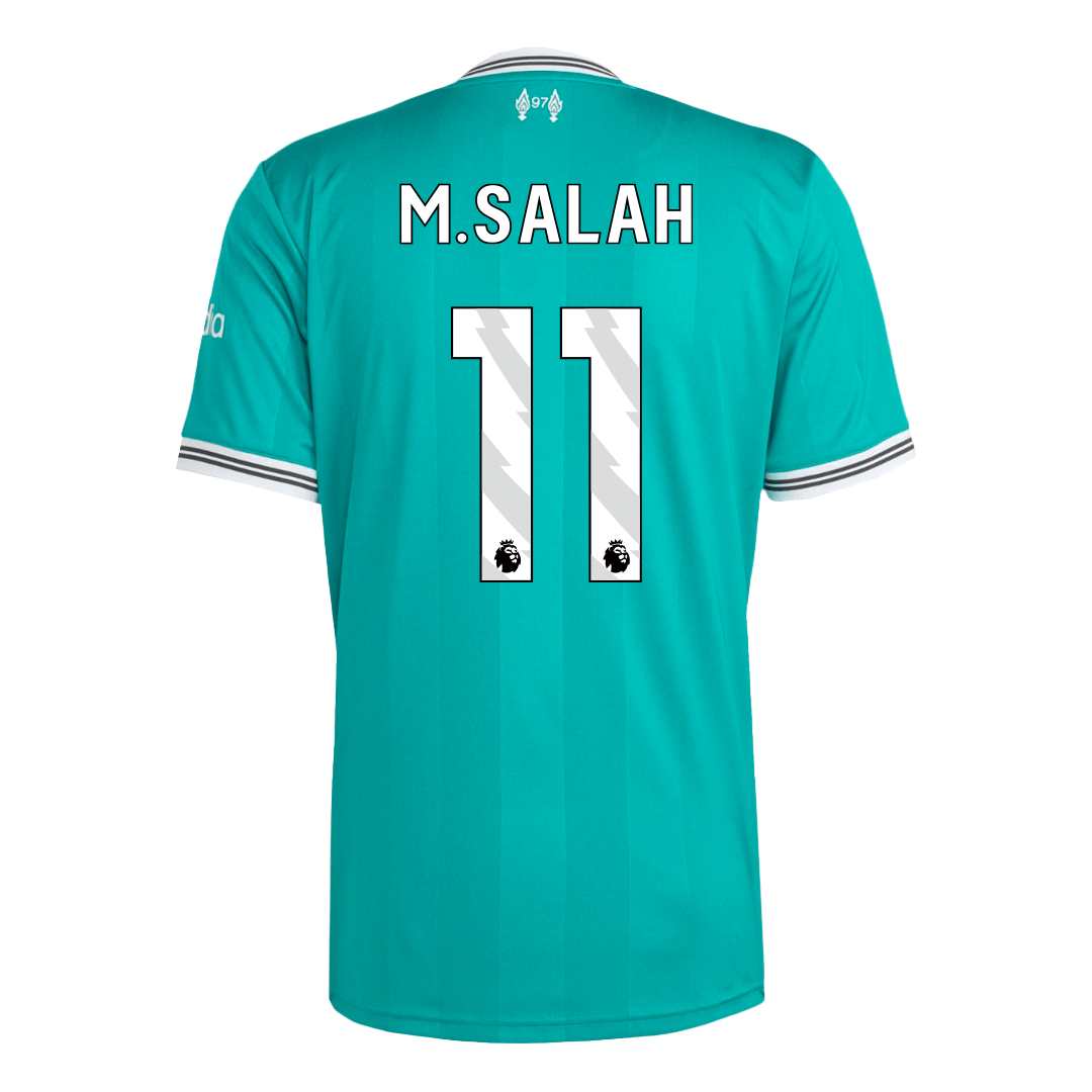M.SALAH #11 Liverpool Third Maillot 2025/26 Vert