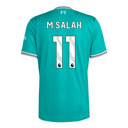M.SALAH #11 Liverpool Third Maillot 2025/26 Vert