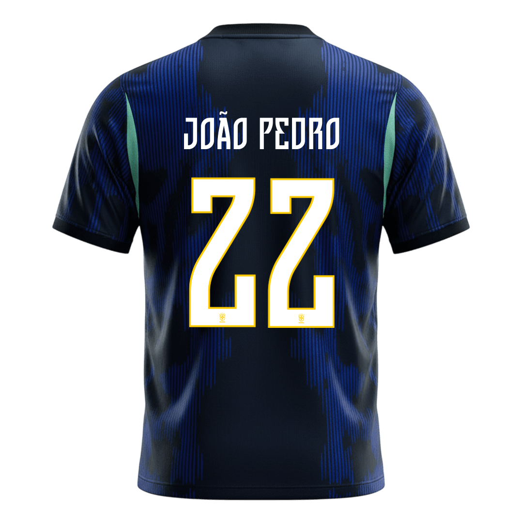 JOÃO PEDRO #22 Brésil Extérieur Maillot 2026 Bleu marine