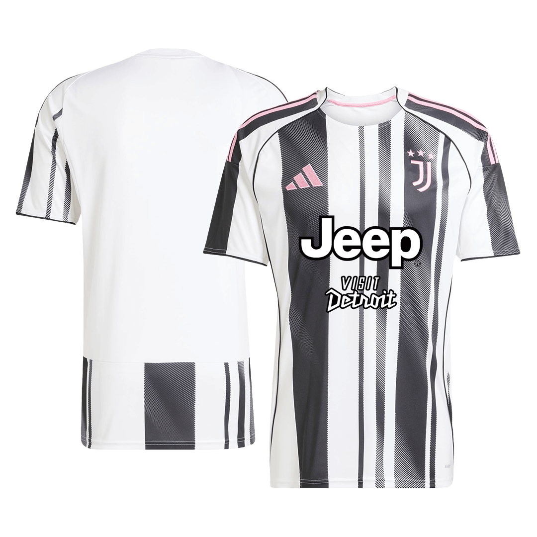 Juventus Domicile Maillot Kit 2025/26 Noir&Blanc