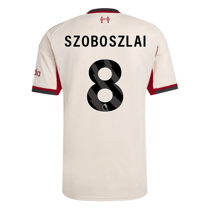 SZOBOSZLAI #8 Liverpool Extérieur Maillot 2025/26 Blanc