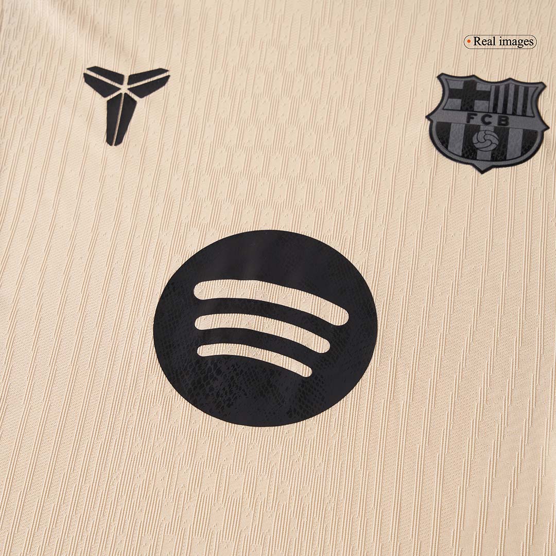 Barcelone Extérieur Maillot 2025/26 Jaune Joueur