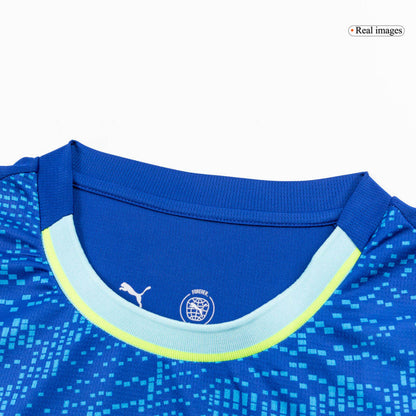 Olympique de Marseille Third Maillot 2025/26 Bleu Grande Taille