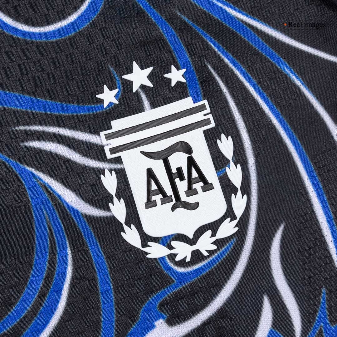 J. ÁLVAREZ #9 Argentine Extérieur Maillot 2026 Noir Joueur
