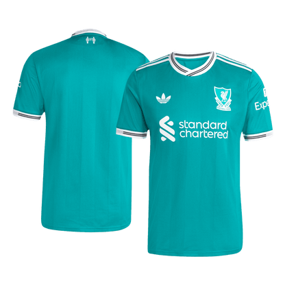 Liverpool Third Maillot 2025/26 Vert Joueur