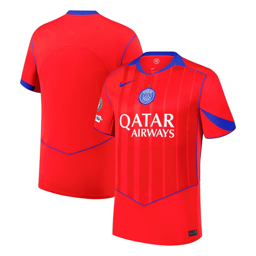 Les Parisiens Third Maillot 2025/26 Rouge