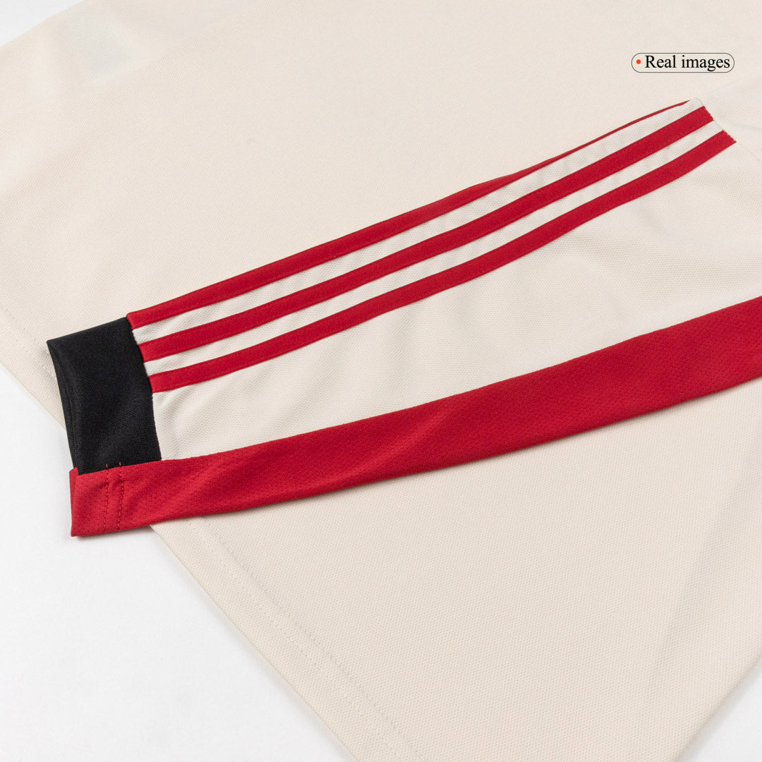 Liverpool Extérieur Maillot Manches Longues 2025/26 Blanc