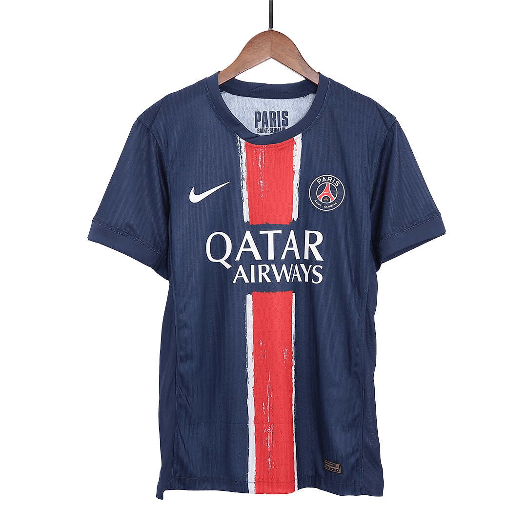 KVARATSKHELIA #7 Les Parisiens Domicile Maillot 2024/25 Bleu marine Joueur - UCL