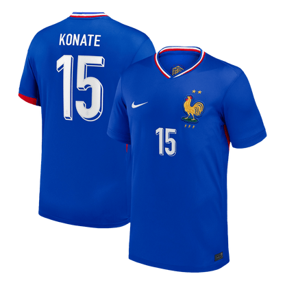 KONATE #15 France Domicile Maillot 2024 Bleu