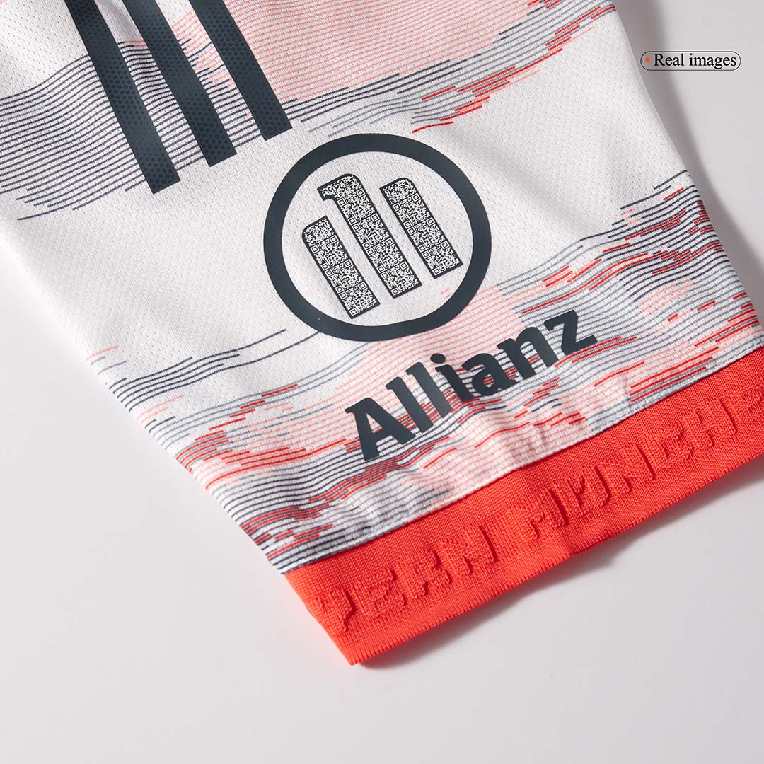 UPAMECANO #2 Bayern Munich Extérieur Maillot 2025/26 Blanc Joueur