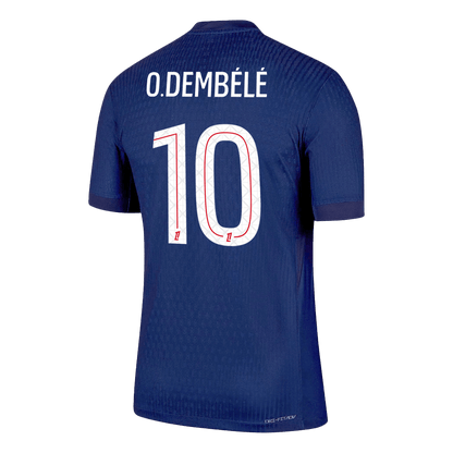 O.DEMBÉLÉ #10 Les Parisiens Domicile Maillot 2025/26 Bleu marine Joueur