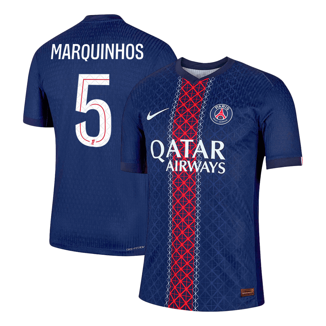 MARQUINHOS #5 Les Parisiens Domicile Maillot 2025/26 Bleu marine Joueur
