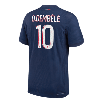 O.DEMBÉLÉ #10 Les Parisiens Domicile Maillot 2024/25 Bleu marine Joueur
