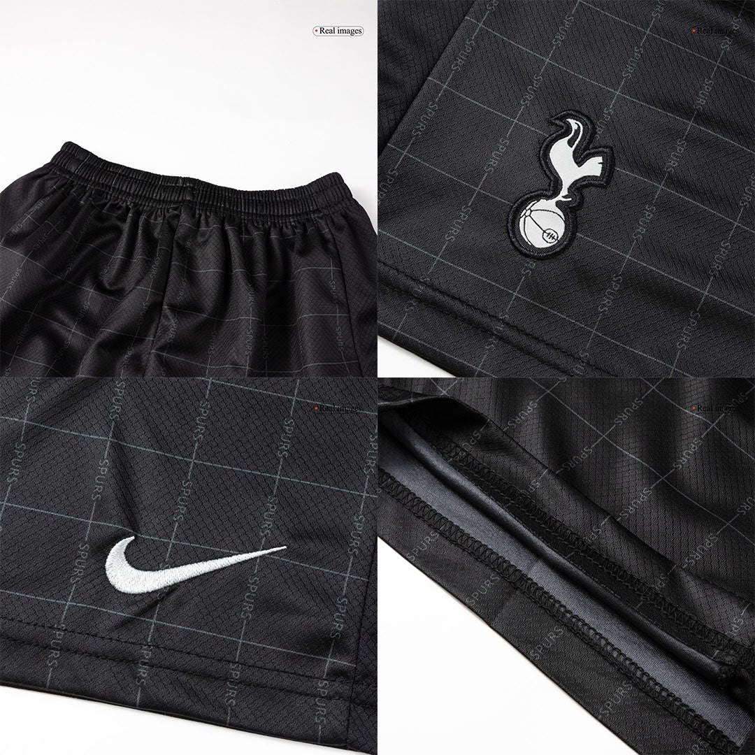 Tottenham Hotspur Extérieur Maillot Kit 2025/26 Enfant Noir