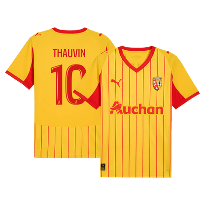 THAUVIN #10 RC Lens Domicile Maillot 2025/26 Rouge&Jaune