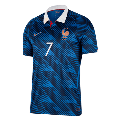 DEMBÉLÉ #7 France Domicile Maillot 2026 Bleu