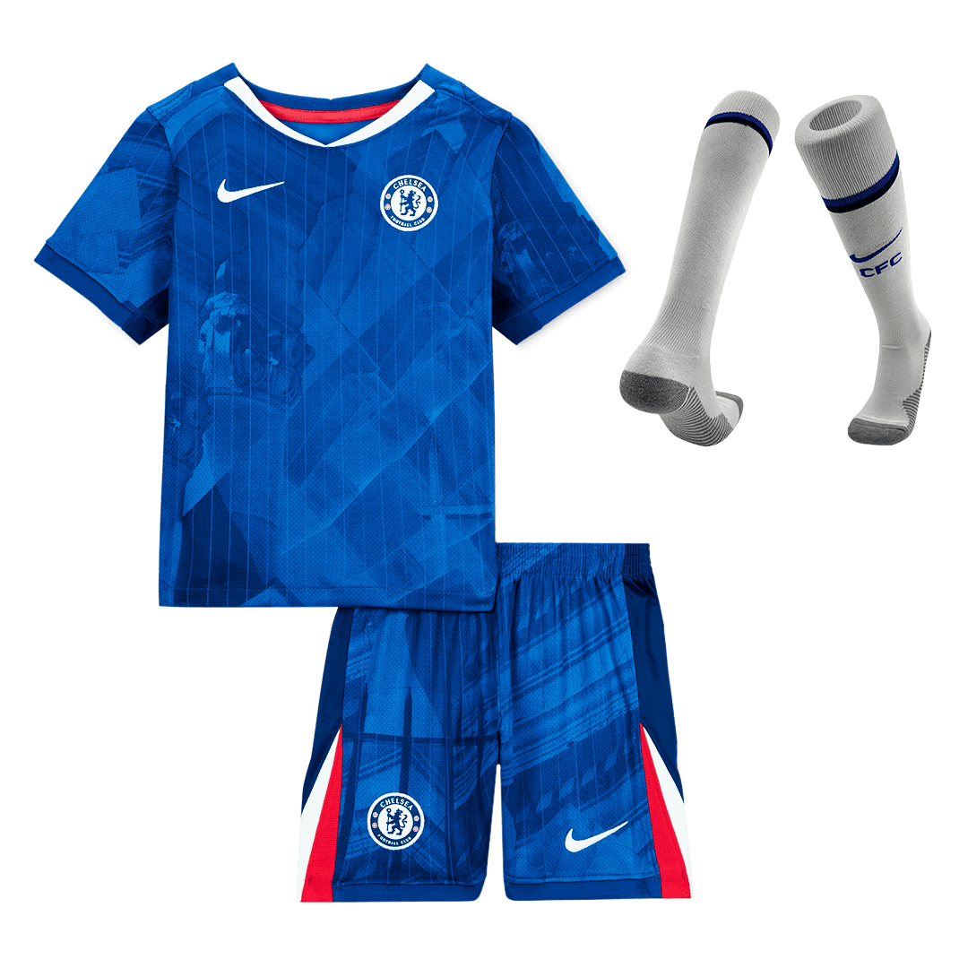 Chelsea Domicile Maillot Kit 2025/26 Enfant Bleu