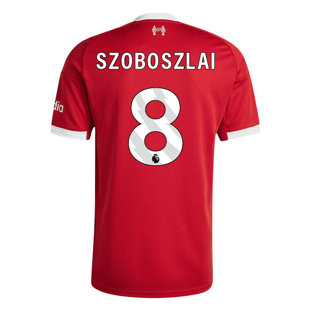 SZOBOSZLAI #8 Liverpool Domicile Maillot 2025/26 Rouge