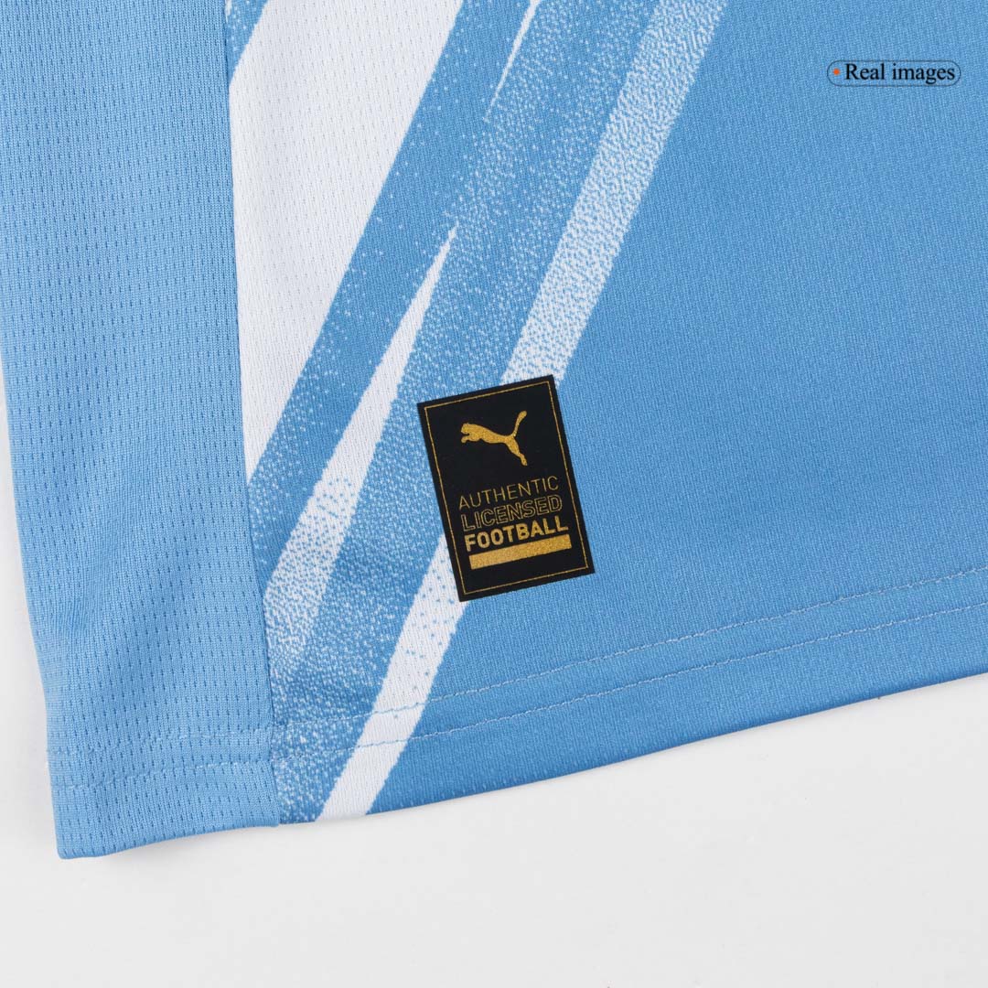 Men Manchester City Domicile Maillot Kit 2025/26 Bleu - Super